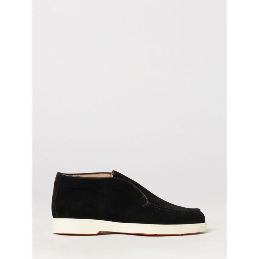 Santoni Women Santoni Suede Chukka Ankle Boots With Round Toe And Rubber Sole